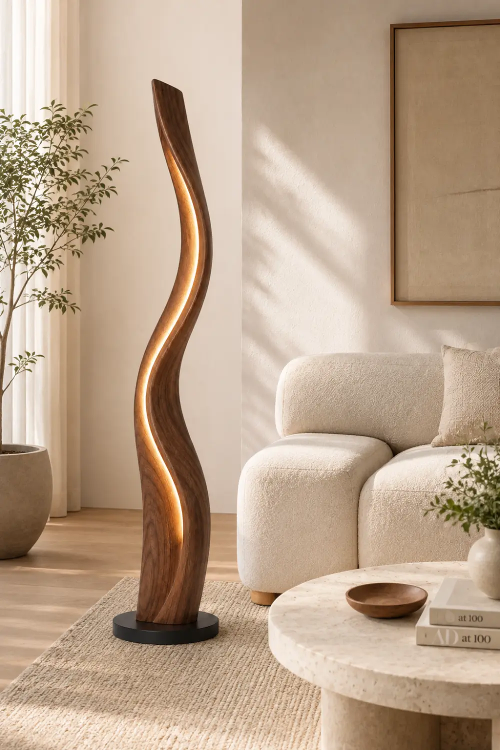 Wooden Art Lamp #WL111
