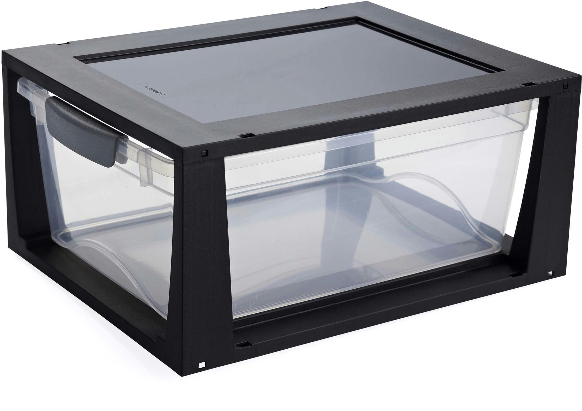 - Tiroir de rangement empilable omega 11l noir