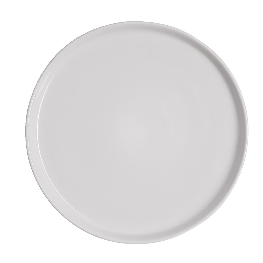 Assiette à dessert ronde Oslo grès blanche Ø20cm