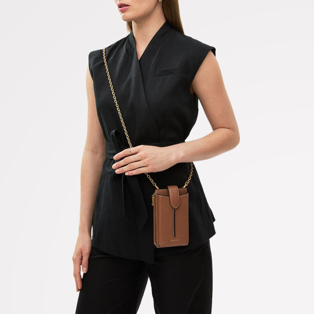 HILLGATE LARGE PHONE CROSS BODY SADDLE
