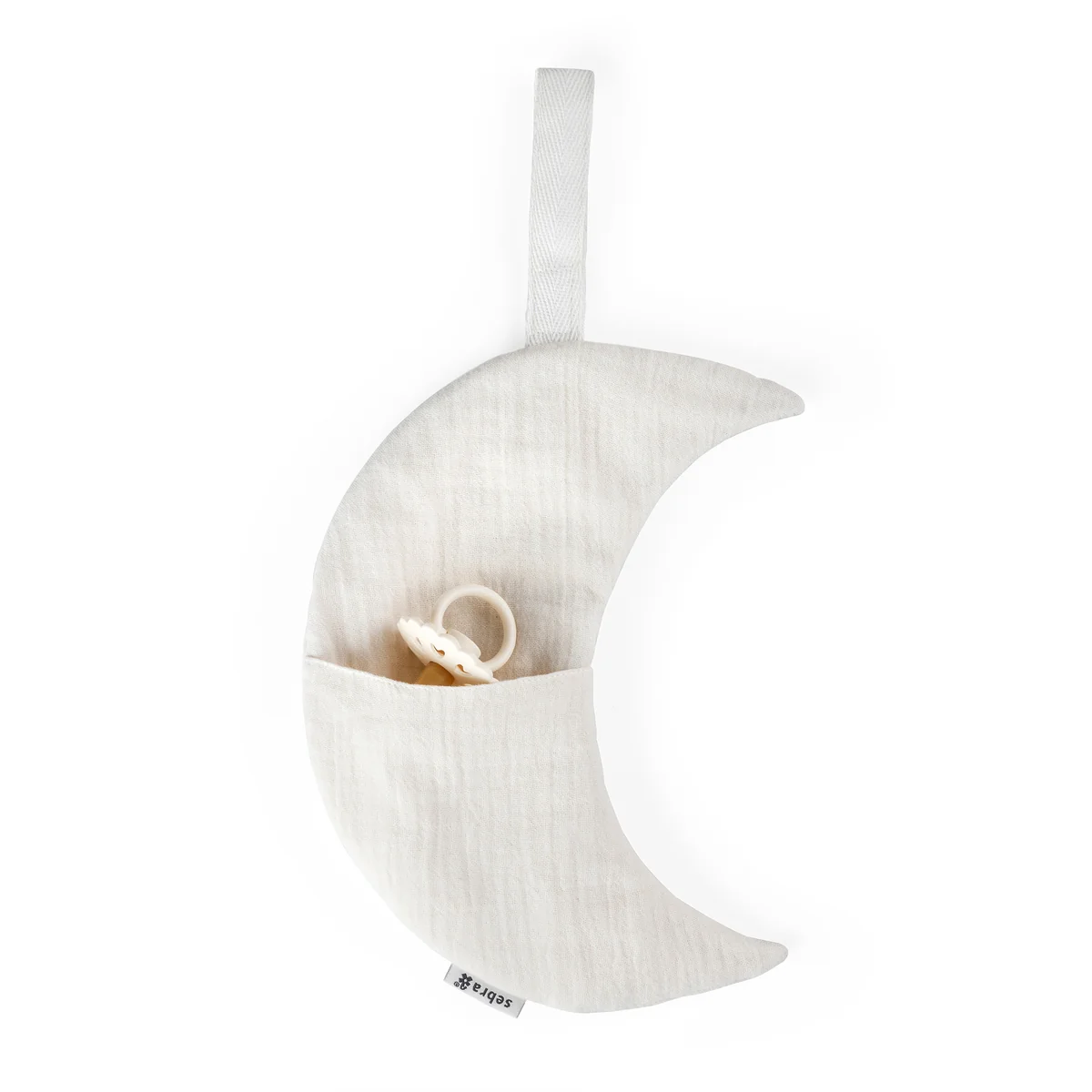 Sebra - Bett-Tasche, moon, Creamy white