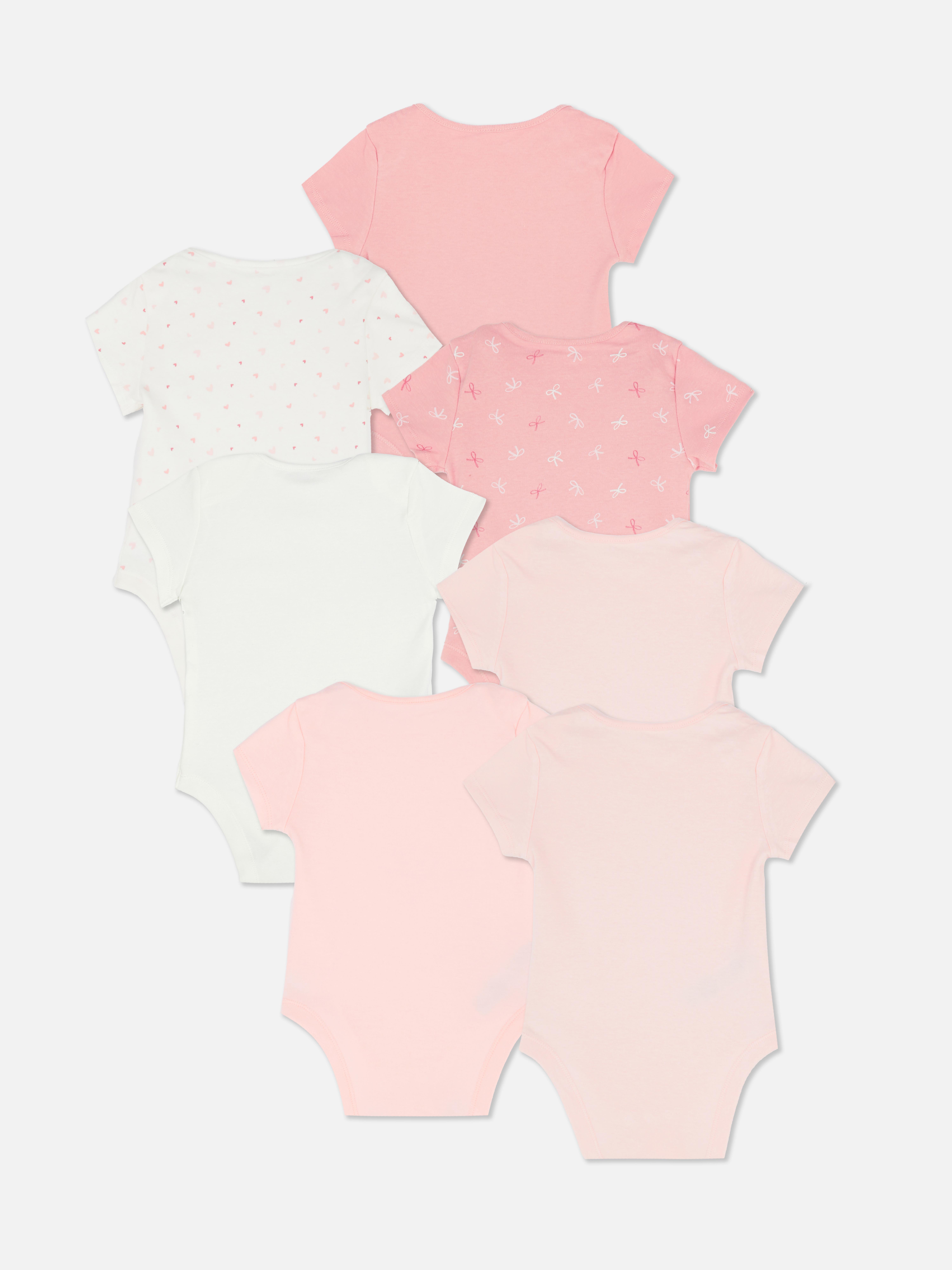 0-36mths | 7pk Short Sleeve Bodysuits