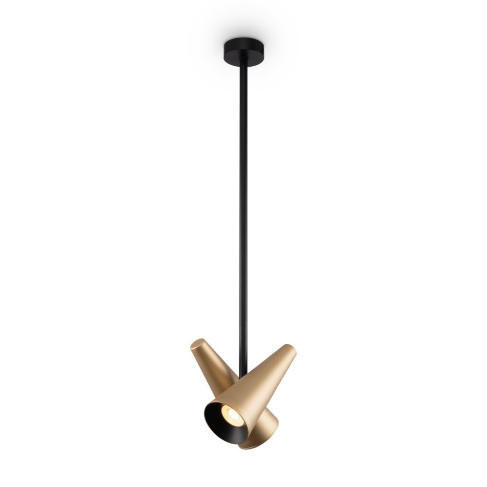 Lampa wisząca mosiężno-złota GIRO 2xGU10x50W wym: 78x21x21 cm Maytoni