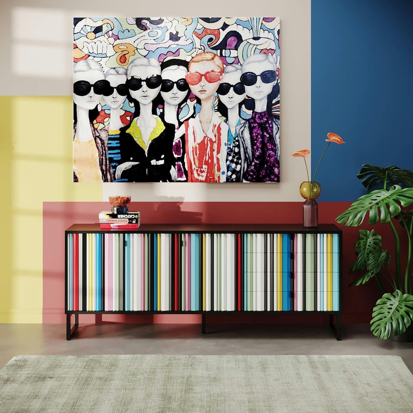 CONCERTINA - Buffet Concertina Colore Kare Design