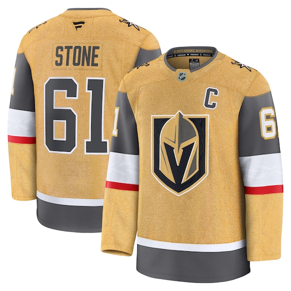 Mark Stone Vegas Golden Knights  Home Premium Jersey - Gold/White/Gray