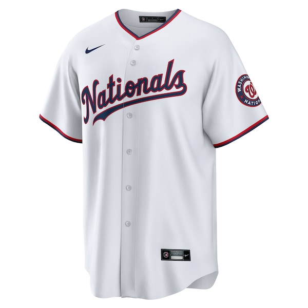 Washington Nationals Nike Alternate Replica Team Jersey - White