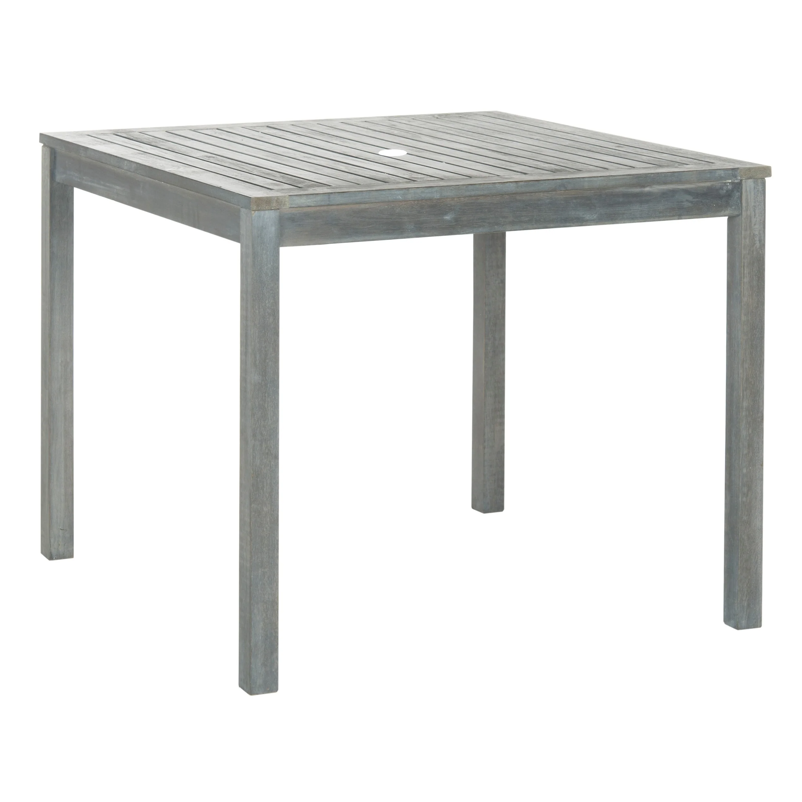 SAFAVIEH Outdoor Living Montclair Ash Grey Acacia Wood 5-piece Beige Cushion Dining Set - 35W x 35D x 30H