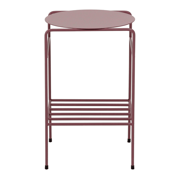 MESA LATERAL C/PRATELEIRA 33 CM X 33 CM NOLA