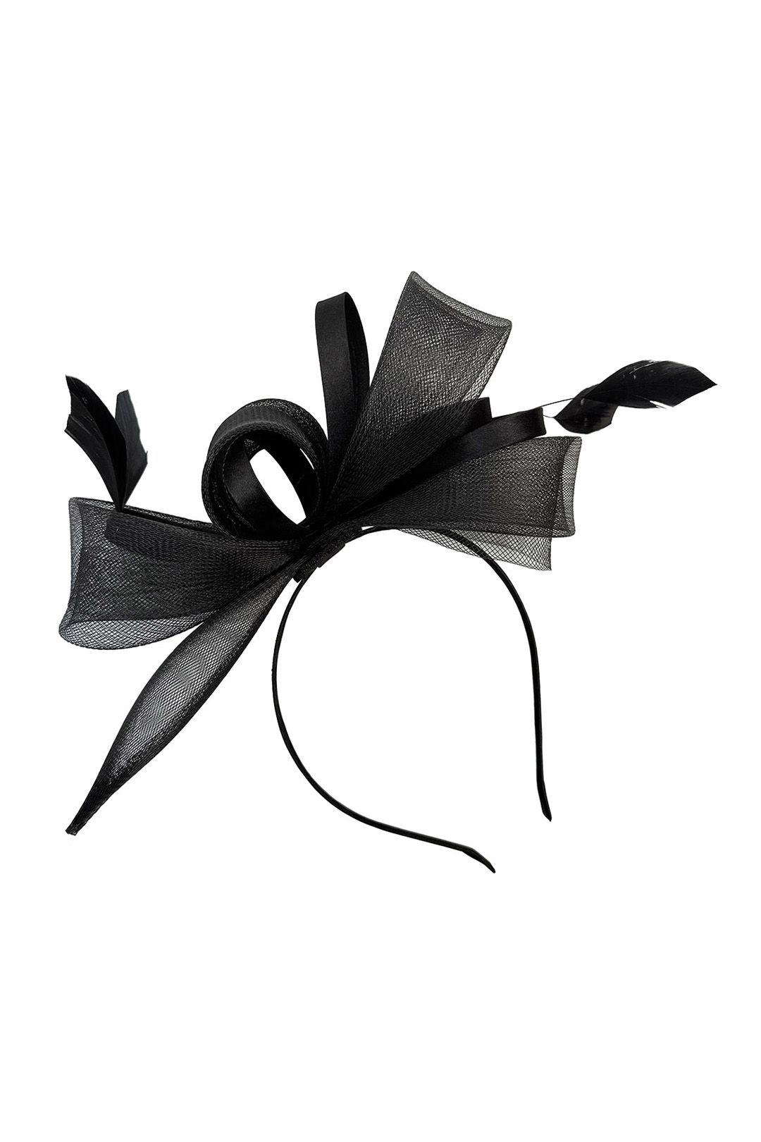 Vellin Structured Mesh Bow Fascinator Headband