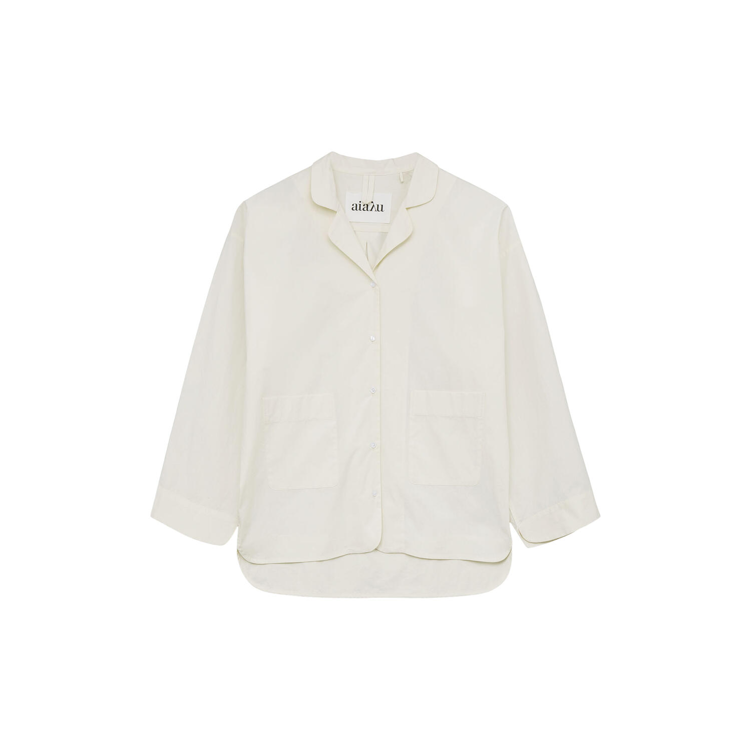 Pyjamas Shirt, pure ecru