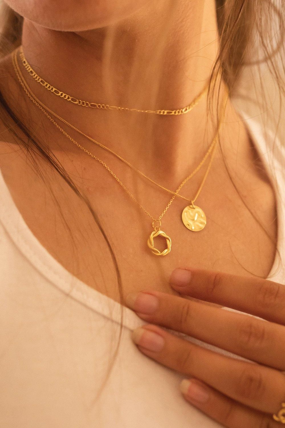 Elk & Bloom Dainty 14K Gold Chain Choker Necklace
