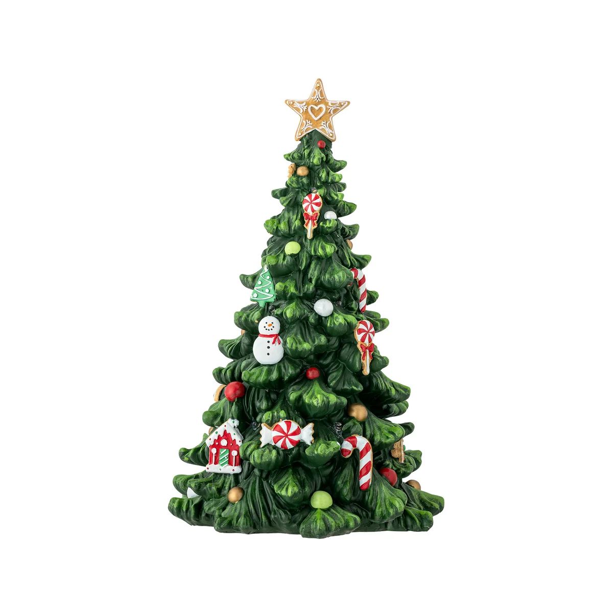 Bloomingville - Eddy Deko-Tannenbaum mit Licht, grün