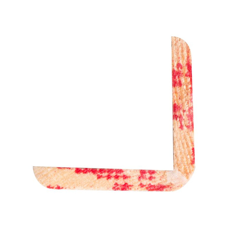 Cornière d'angle en pin 270 x 3,4 x 3,4 cm
