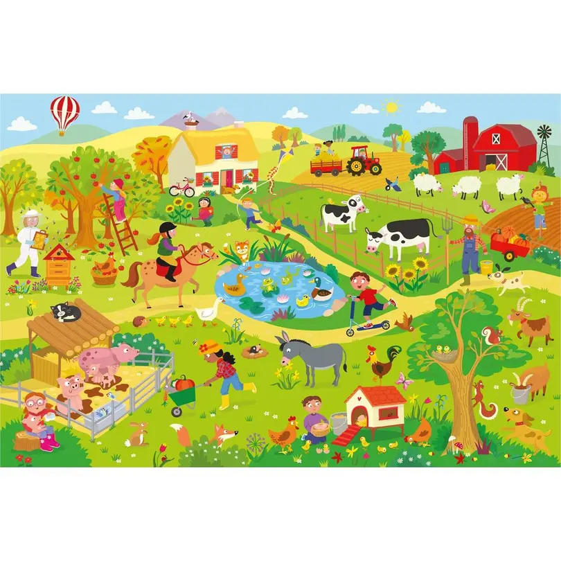 Puzzle On the Farm
