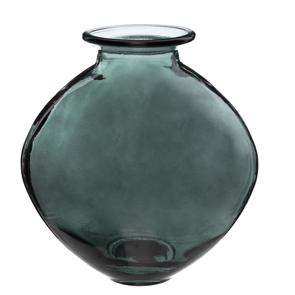 Vase "Candy", recycled glass Green, H.26 cm