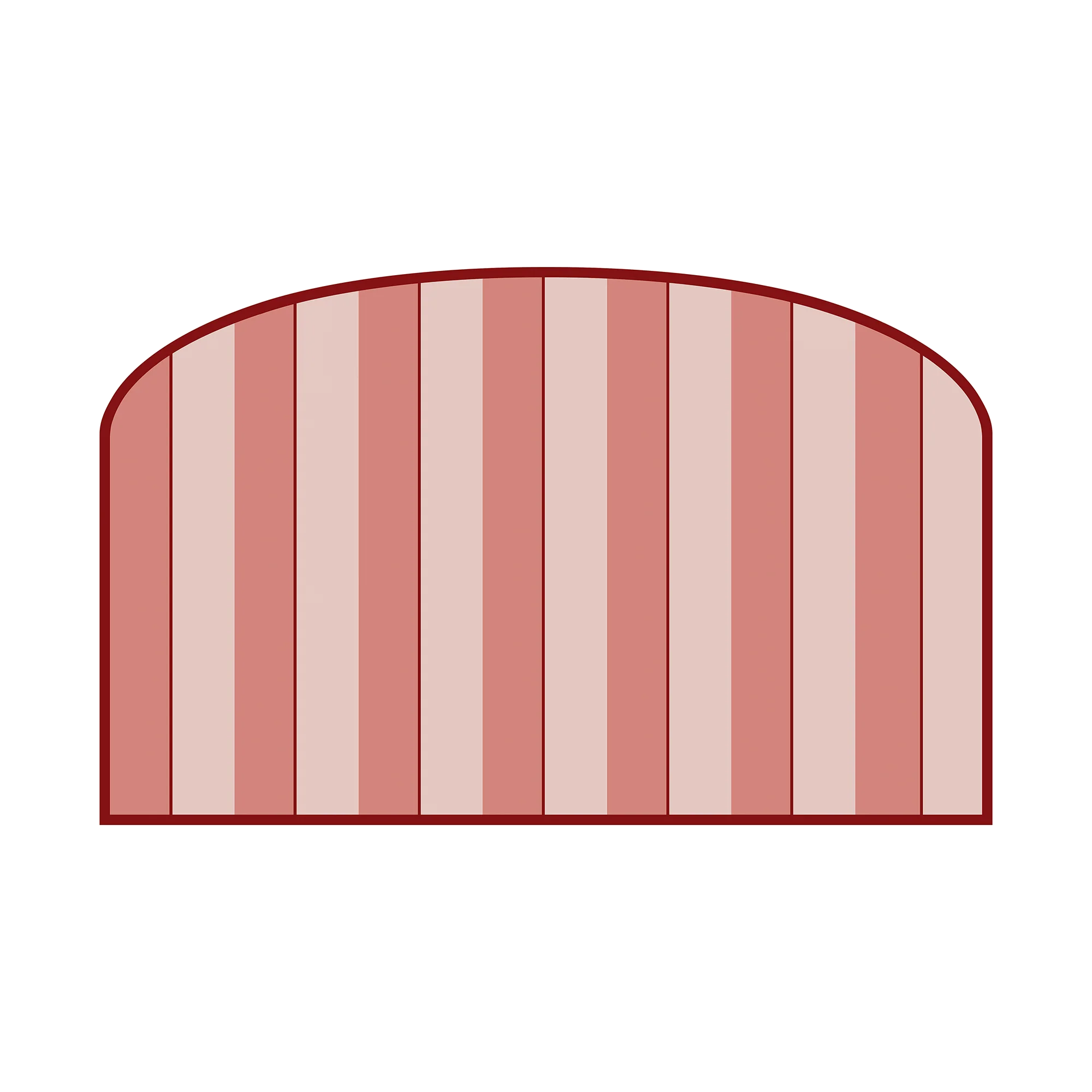 Papier peint intissé tête de lit LINA MATTINA rose macaron