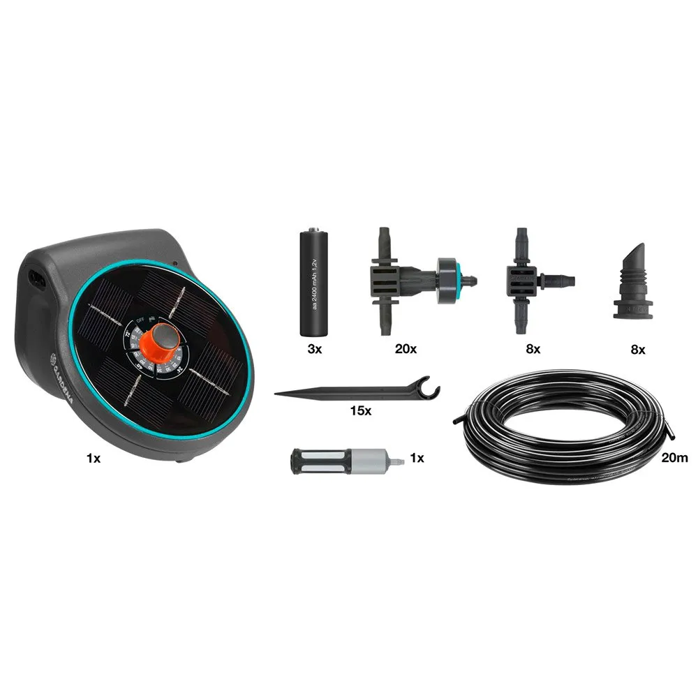 Gardena Solar-Powered Aqua Bloom Set
