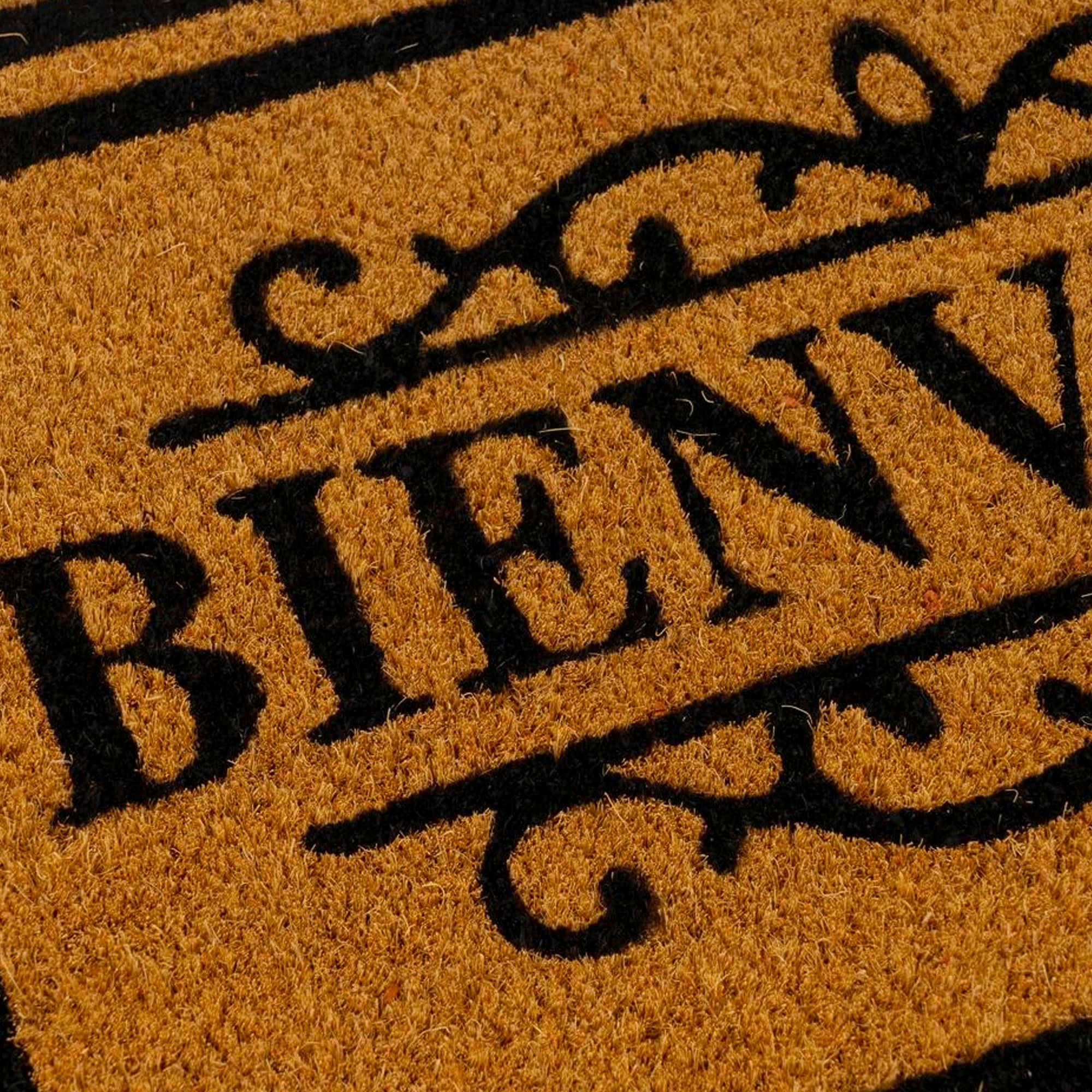 - Paillasson coco Bienvenue 60x40x1.5cm