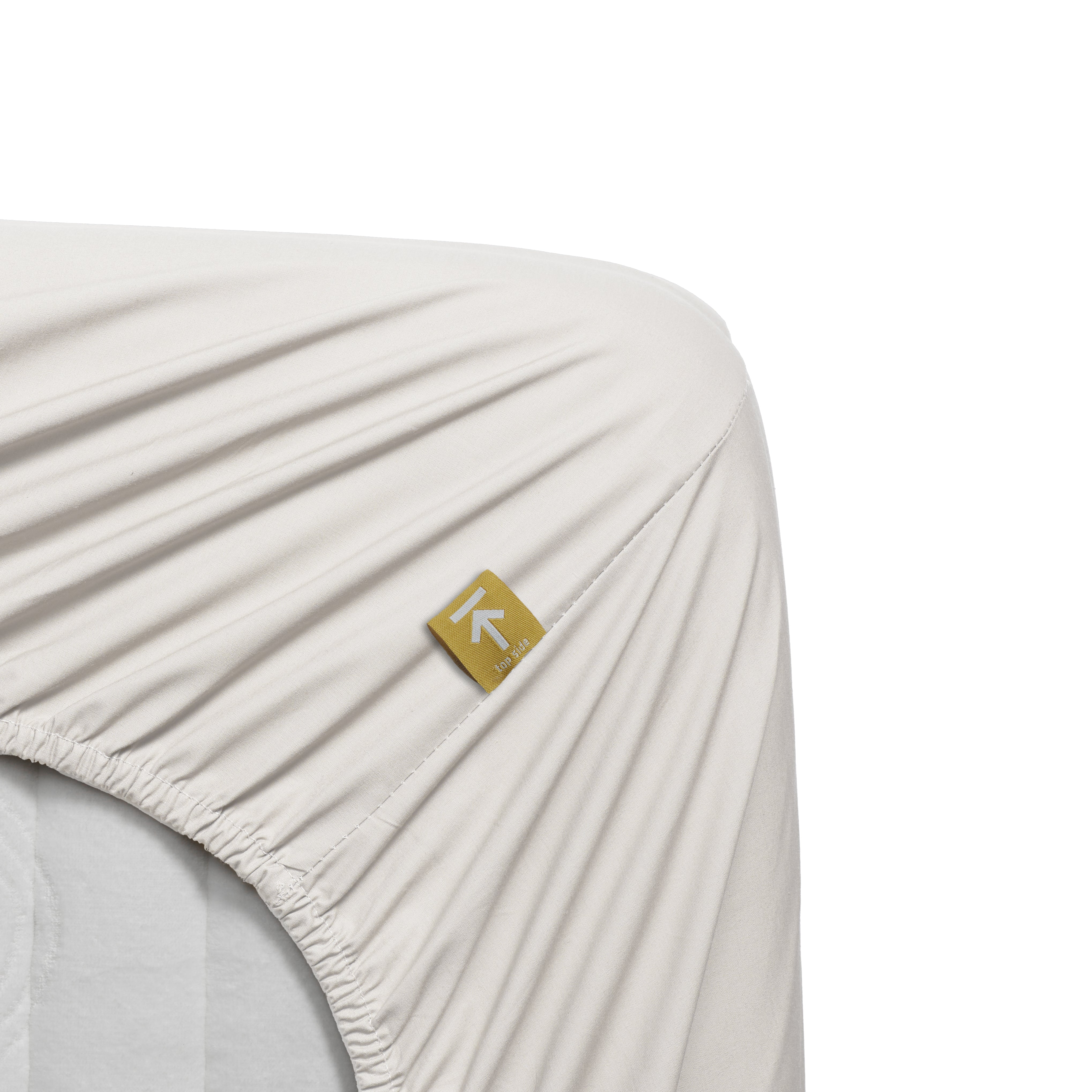 Beddinghouse - Percale katoen - Hoeslaken - 80x200 cm - Gebroken wit