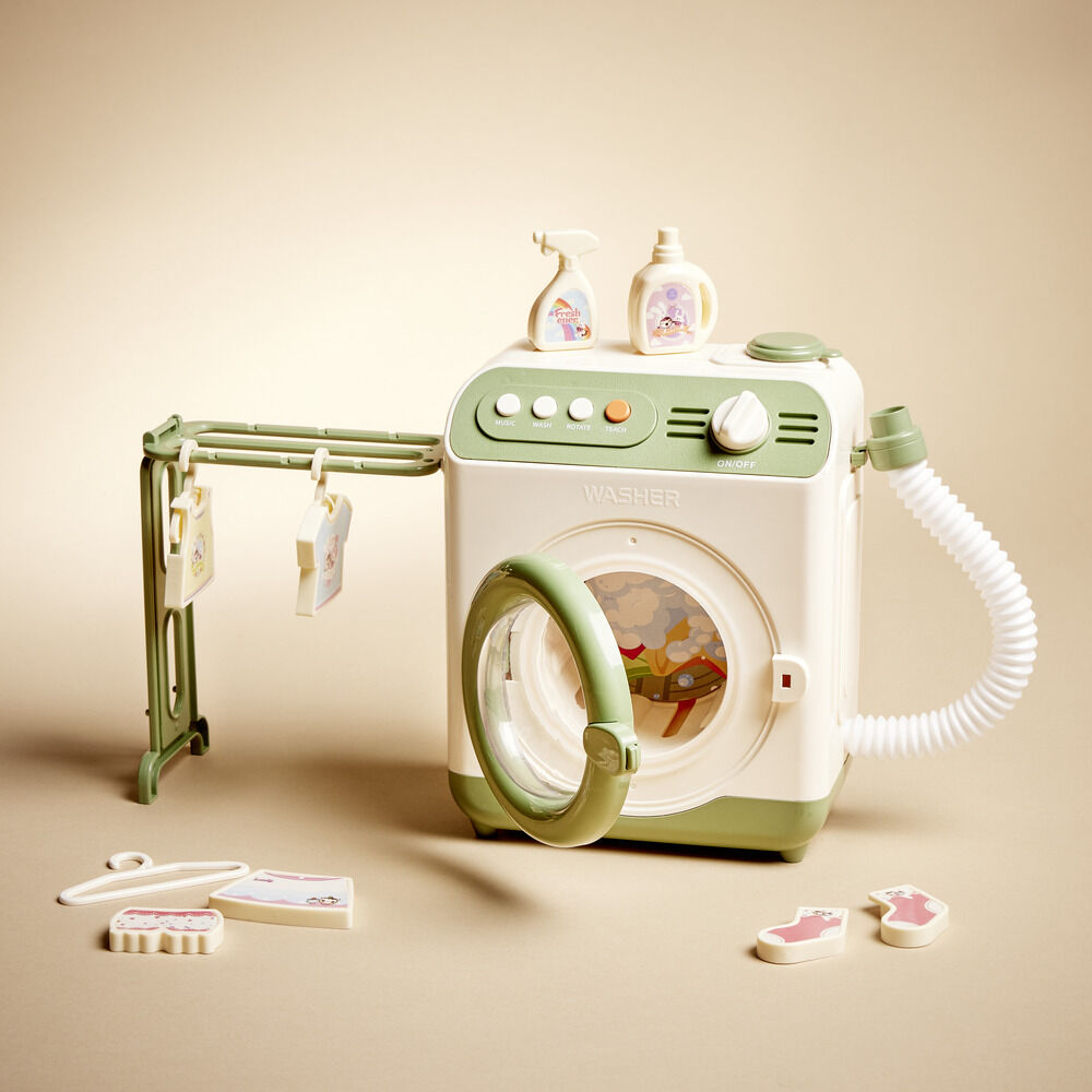 Jouet intéractif machine à laver enfant 15x11xH19cm
