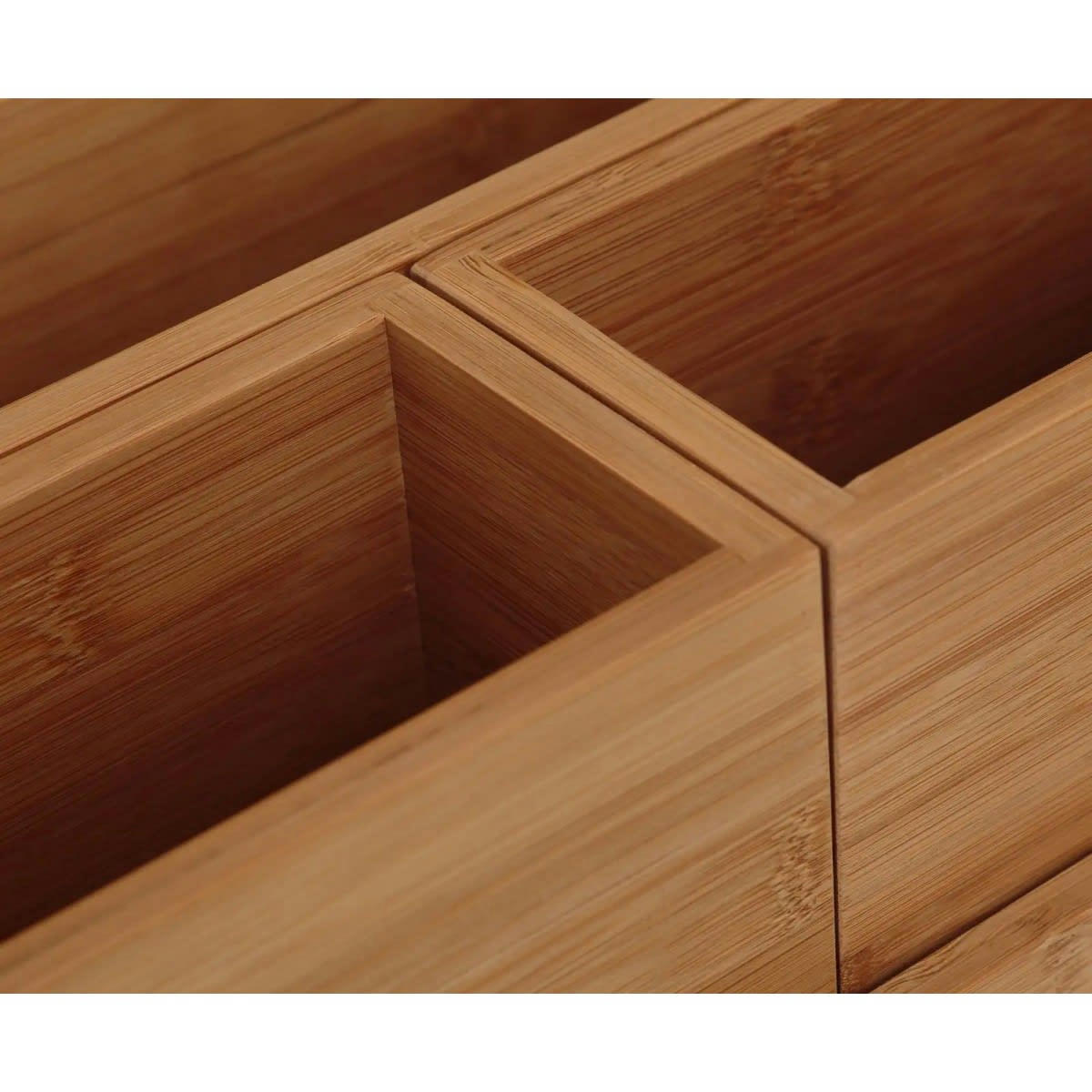 BAMBOU - Rangement organisateur salle de bain bambou