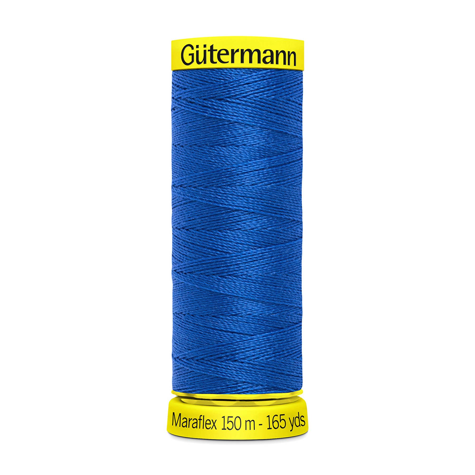 Gutermann Electric Blue Maraflex Stretchy Sewing Thread 150m (315)