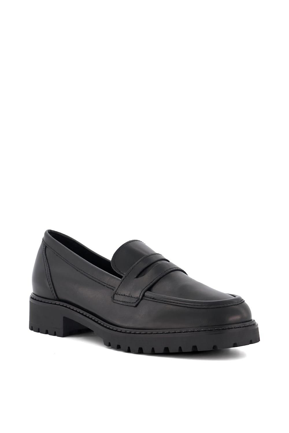 Dune London Gild' Leather Loafers