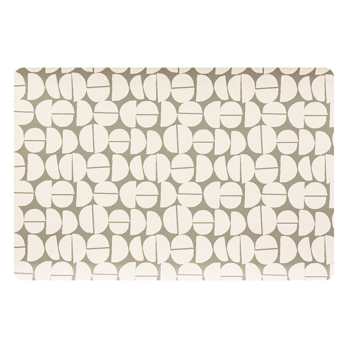 Individual de mesa FEV cinza escuro 30x45cm