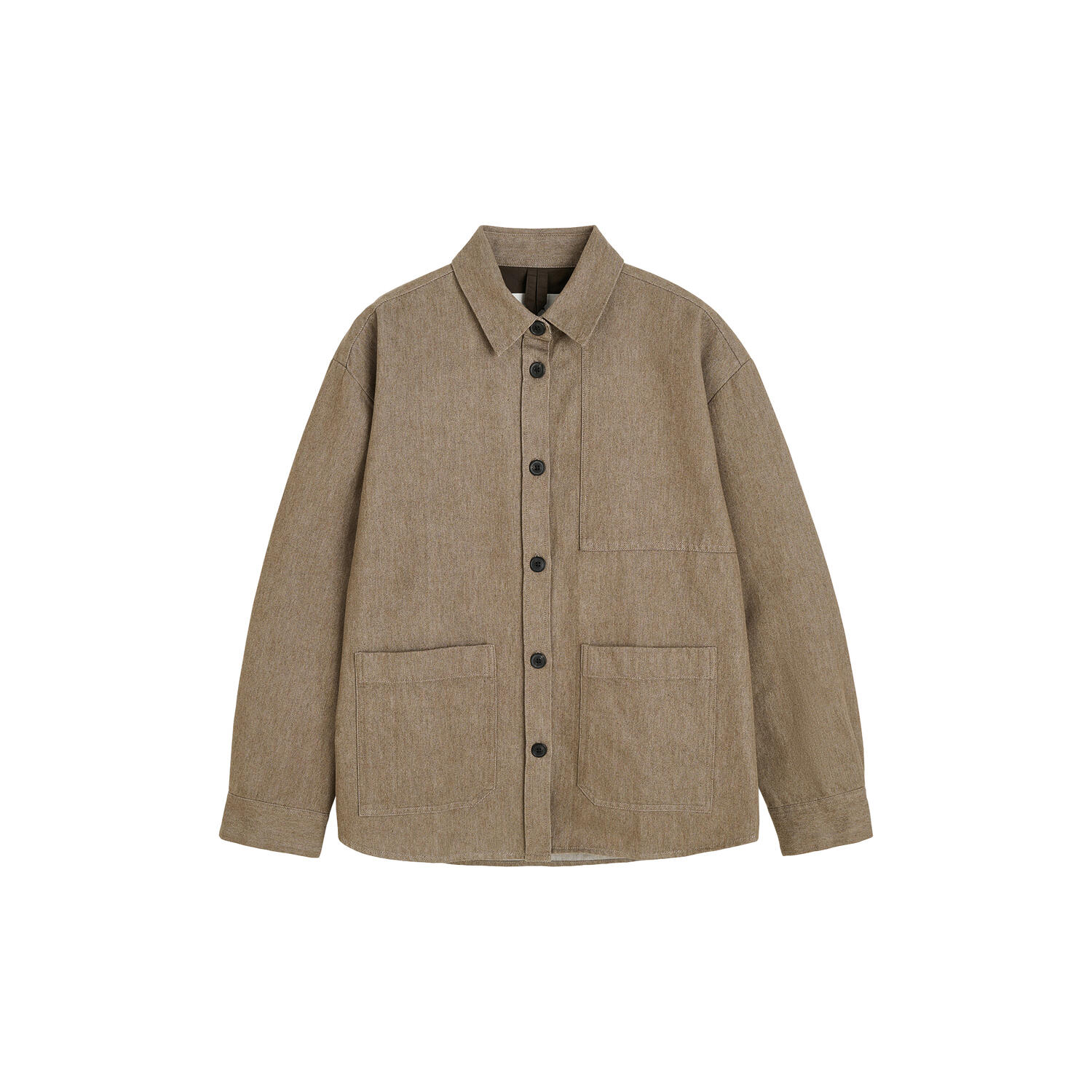 Dusty Shirt, smokey brown melange