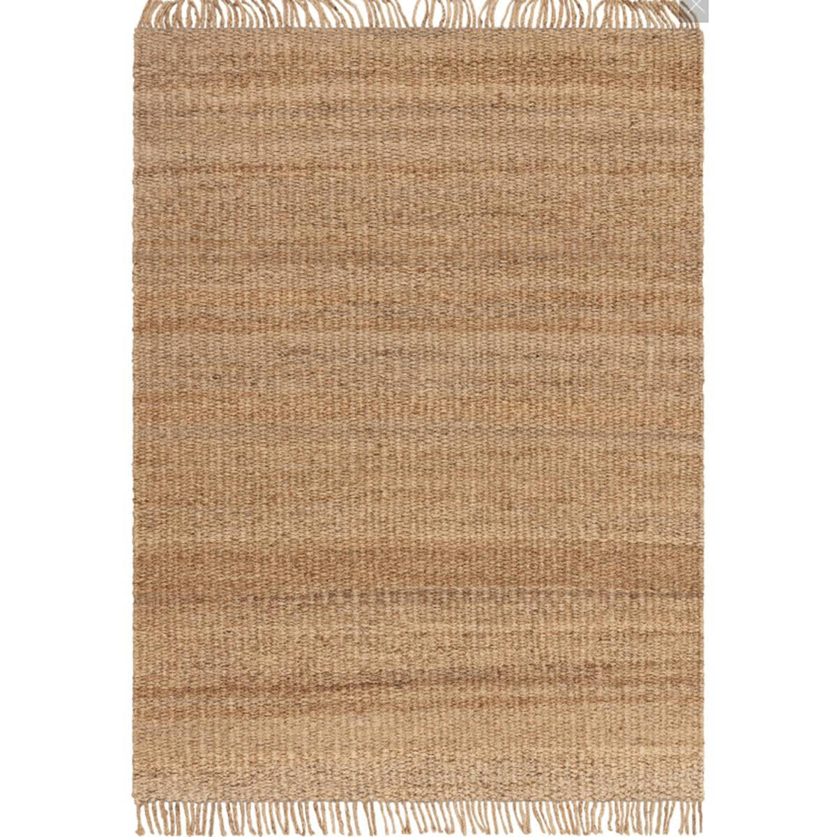 HURST - Tapis design en jute beige foncé 120x170 cm