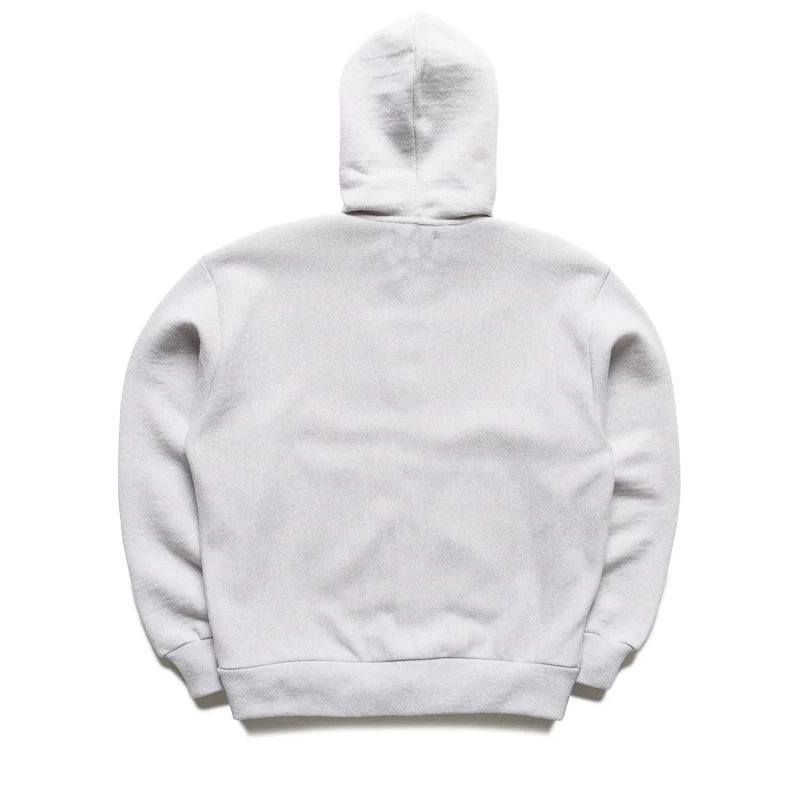 Stussy Brass Zip Knit Hood - Ash Heather