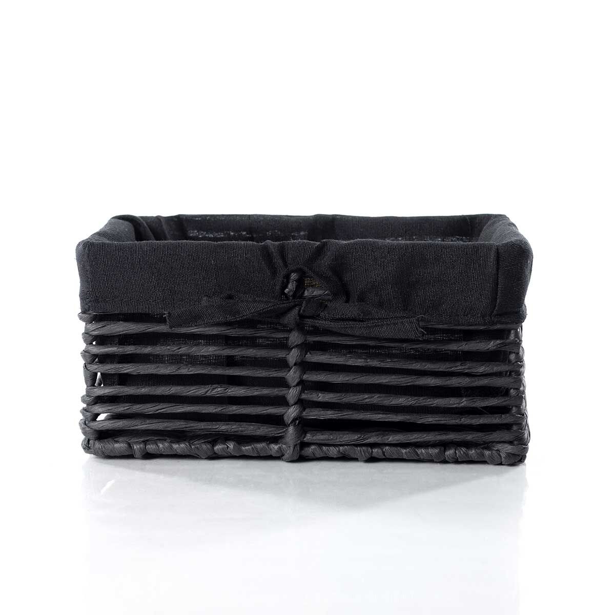 Cesto wc preto 20,5x30cm