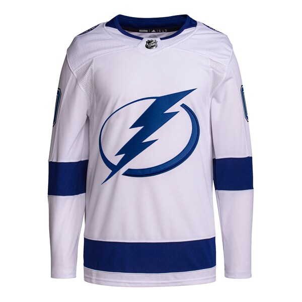 Tampa Bay Lightning adidas  Away  Primegreen Authentic Custom Jersey - White