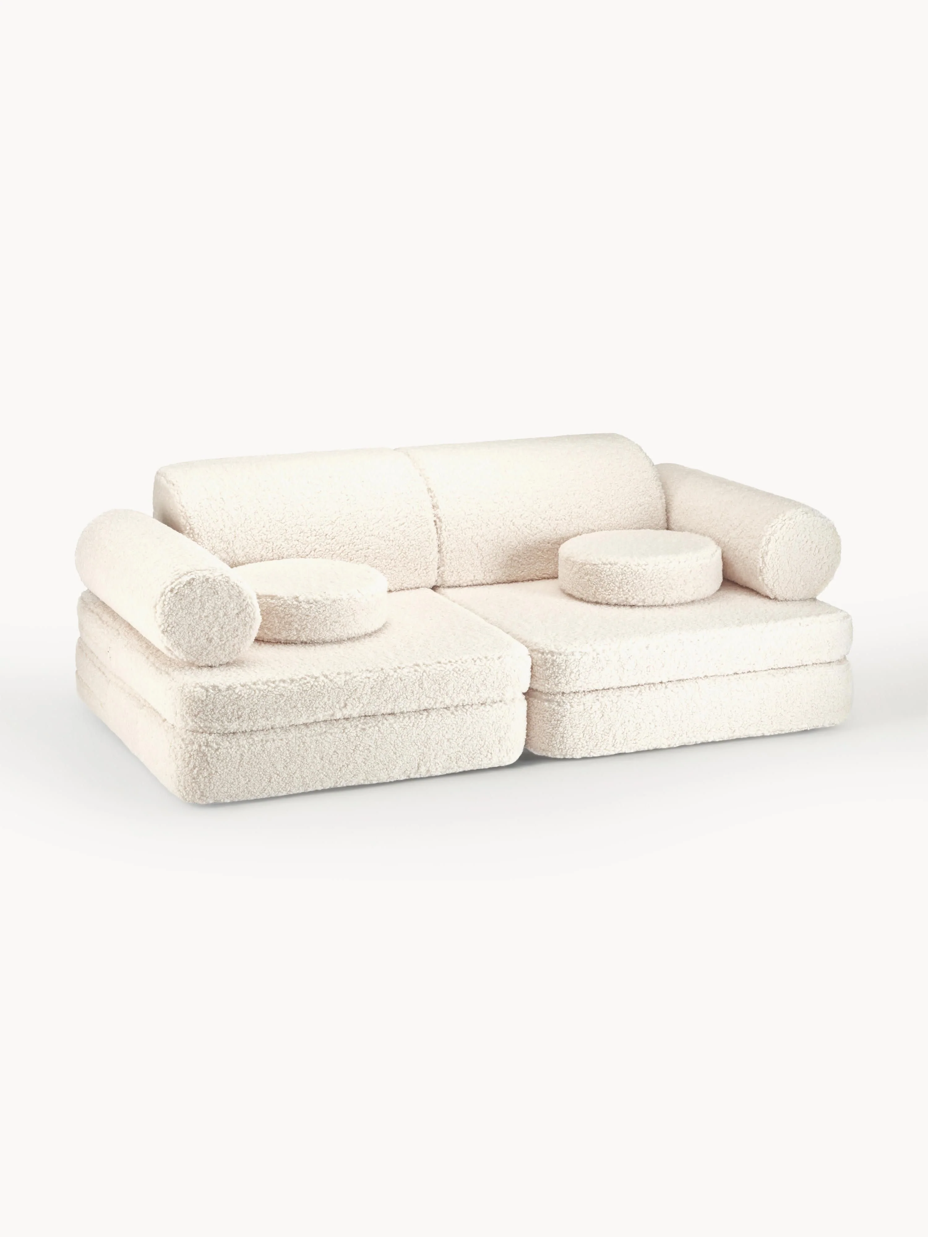 Modulares Teddy-Spielsofa Sugar, handgefertigt