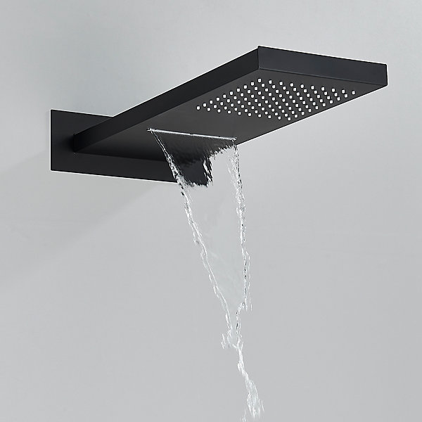 Mitigeur encastrée Luxe noir mat en laiton