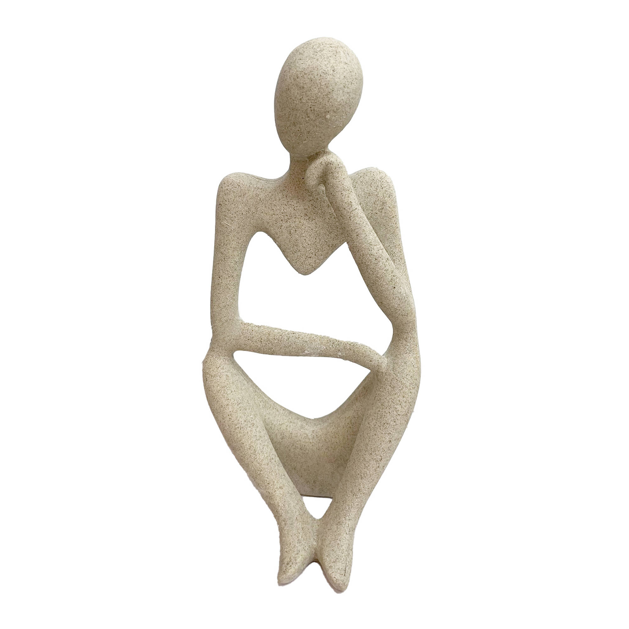 Statuette effet sablé