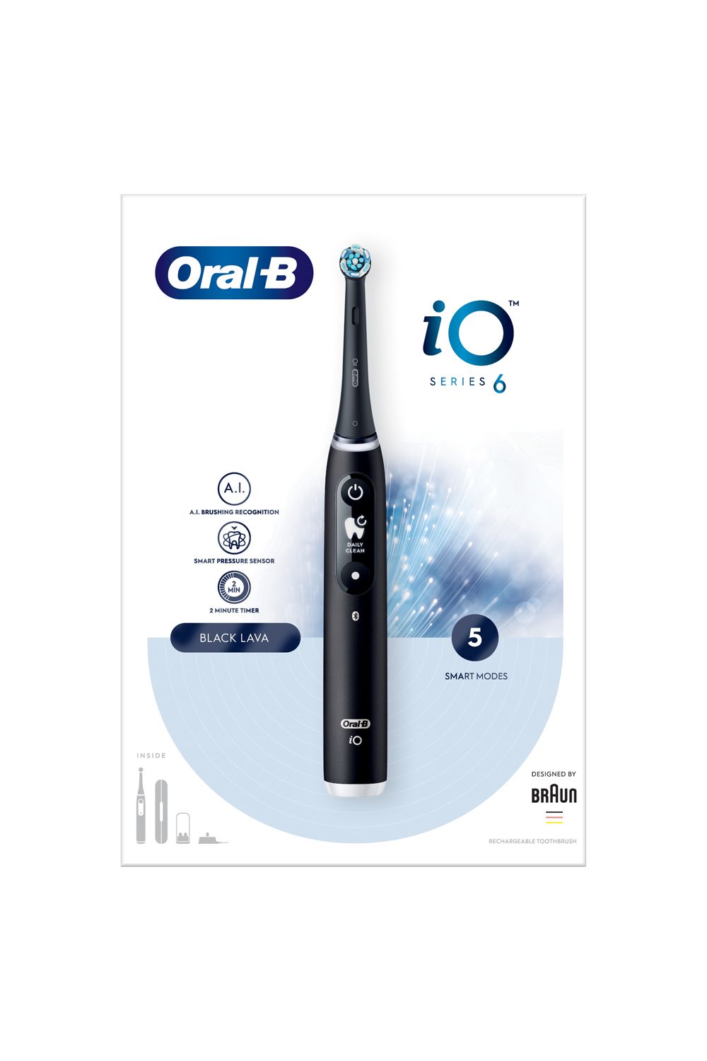 Oral B iO - 6 - Black Lava Electric Toothbrush
