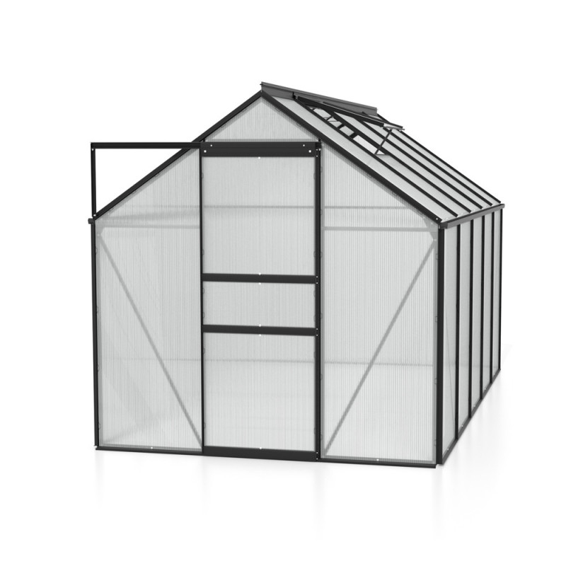 Serre en polycarbonate Venus noire 6,2 m² VITAVIA