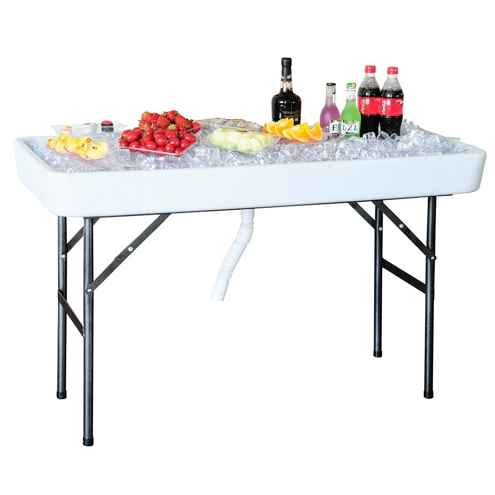 Modern Home 4-inch Party Ice Bin Table with Skirt