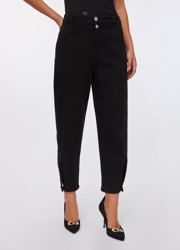 Jeans cropped ballon