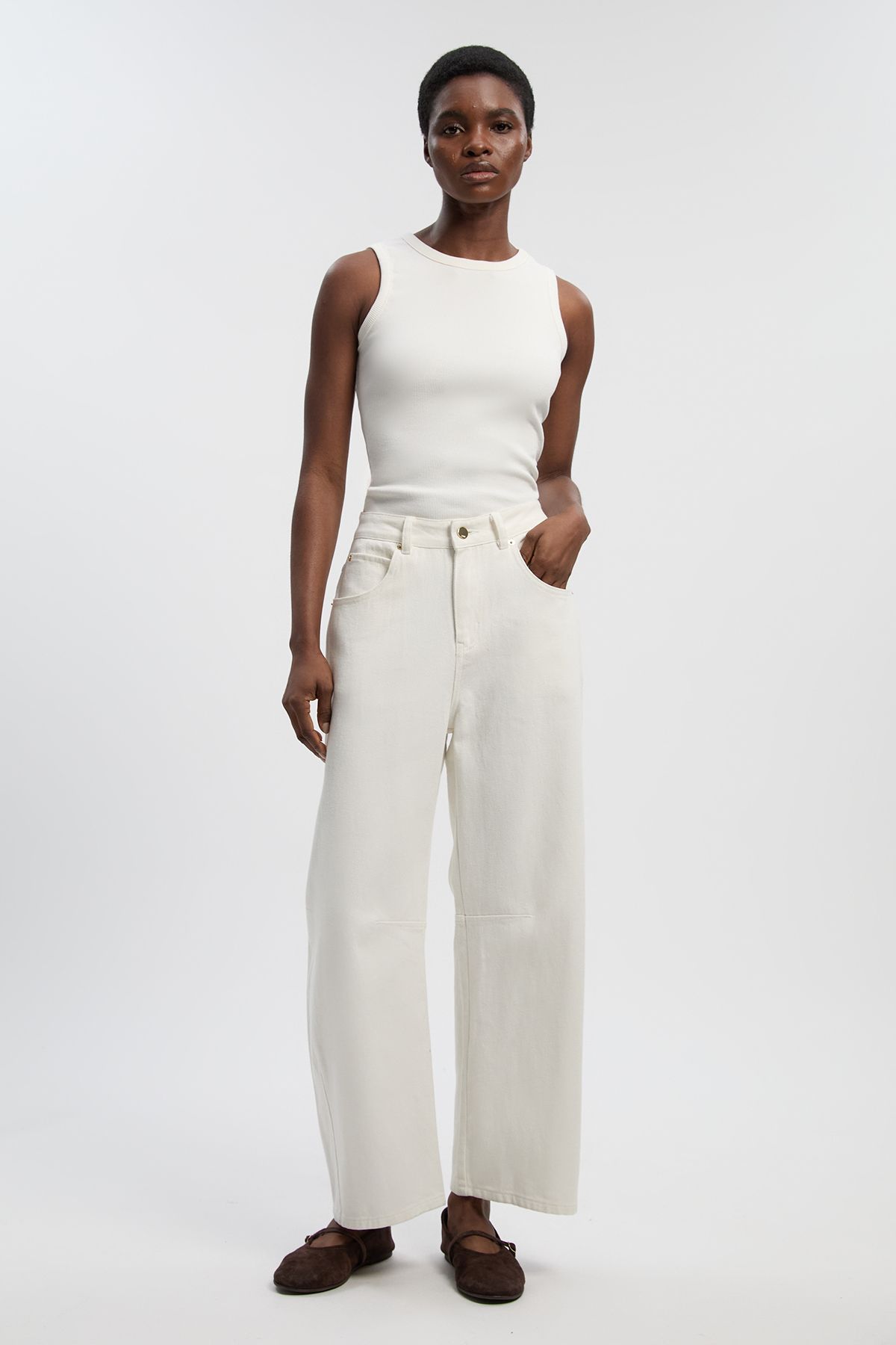 KarenMillen Denim Barell Jean