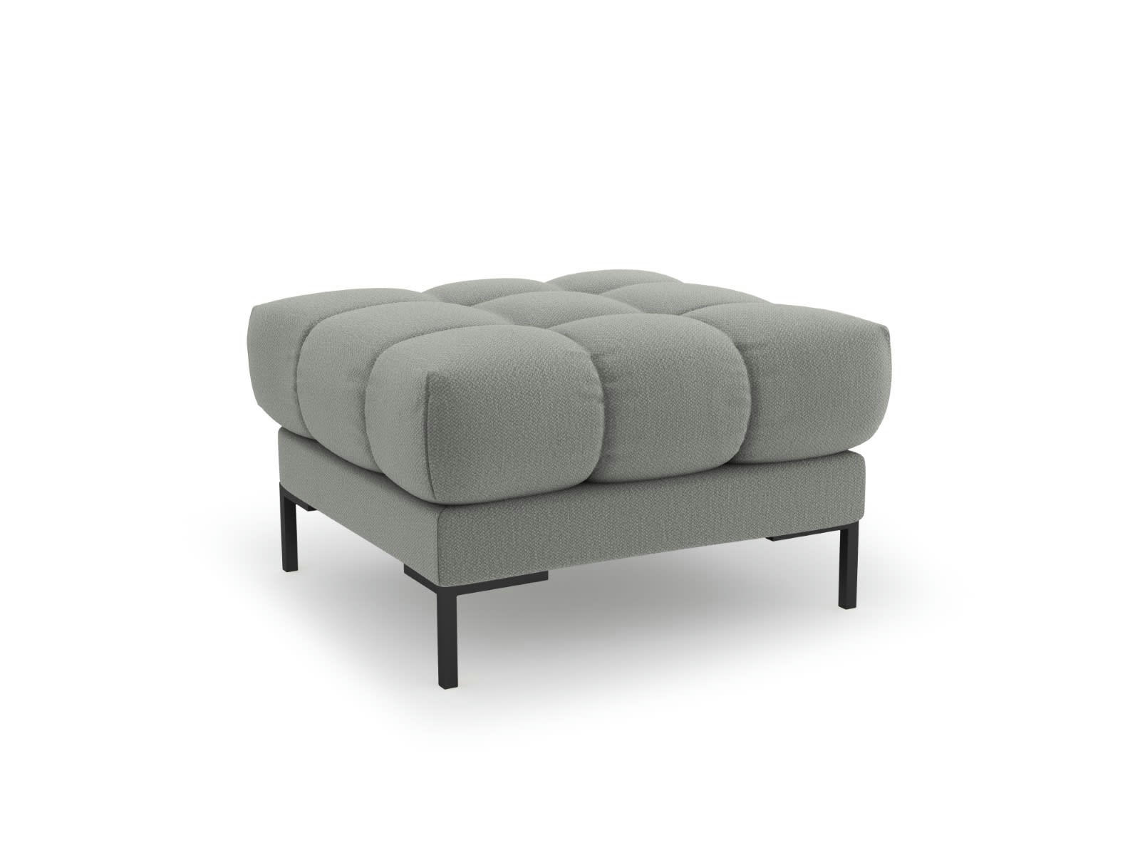 MAMAIA - Pouf 1 place en tissu structurel gris