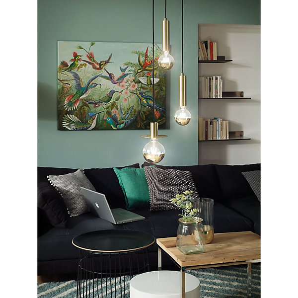 Ampoule LED E27 600lm blanc chaud 6,5W doré Paulmann