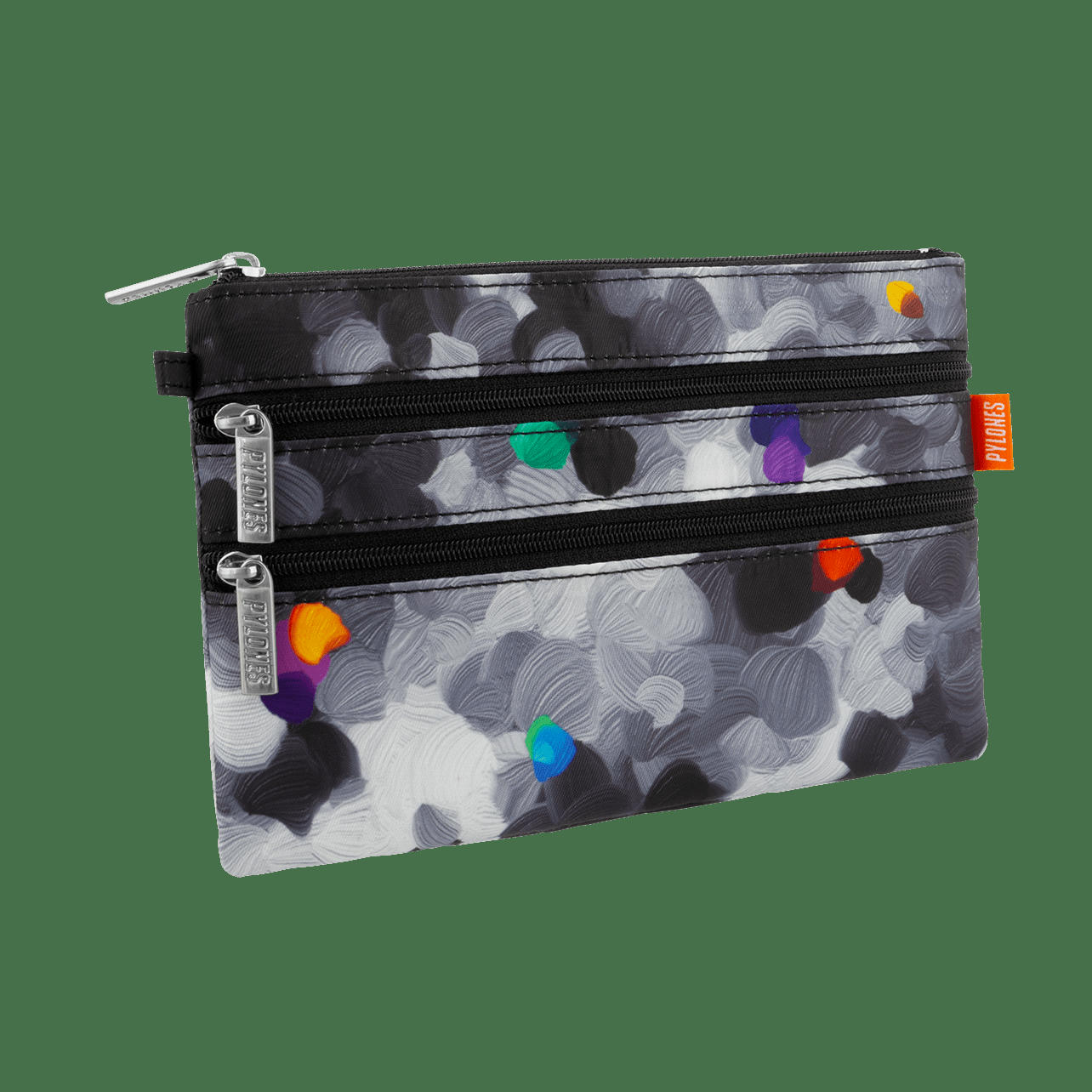 ZIP IT - Pochette 3 zips 20x13x1cm