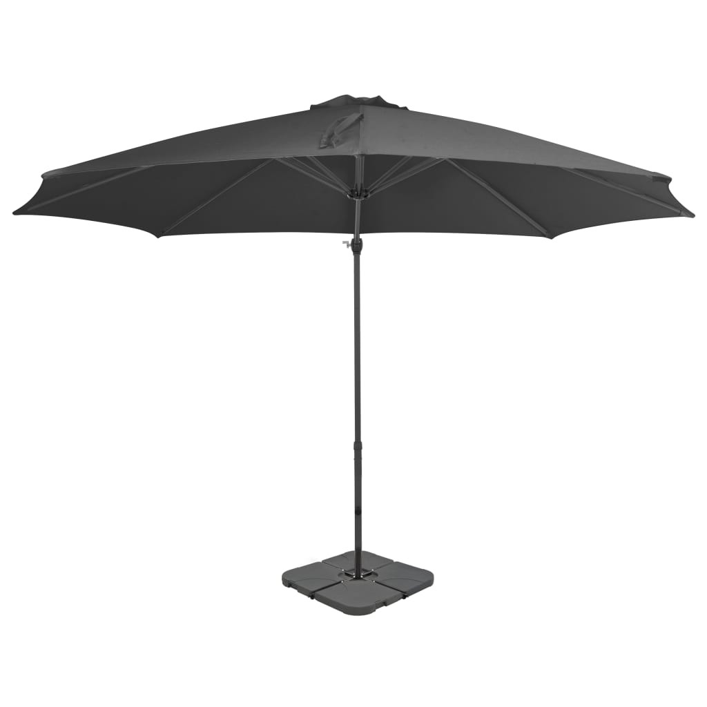 Parasol ogrodowy SzaryvidaXL