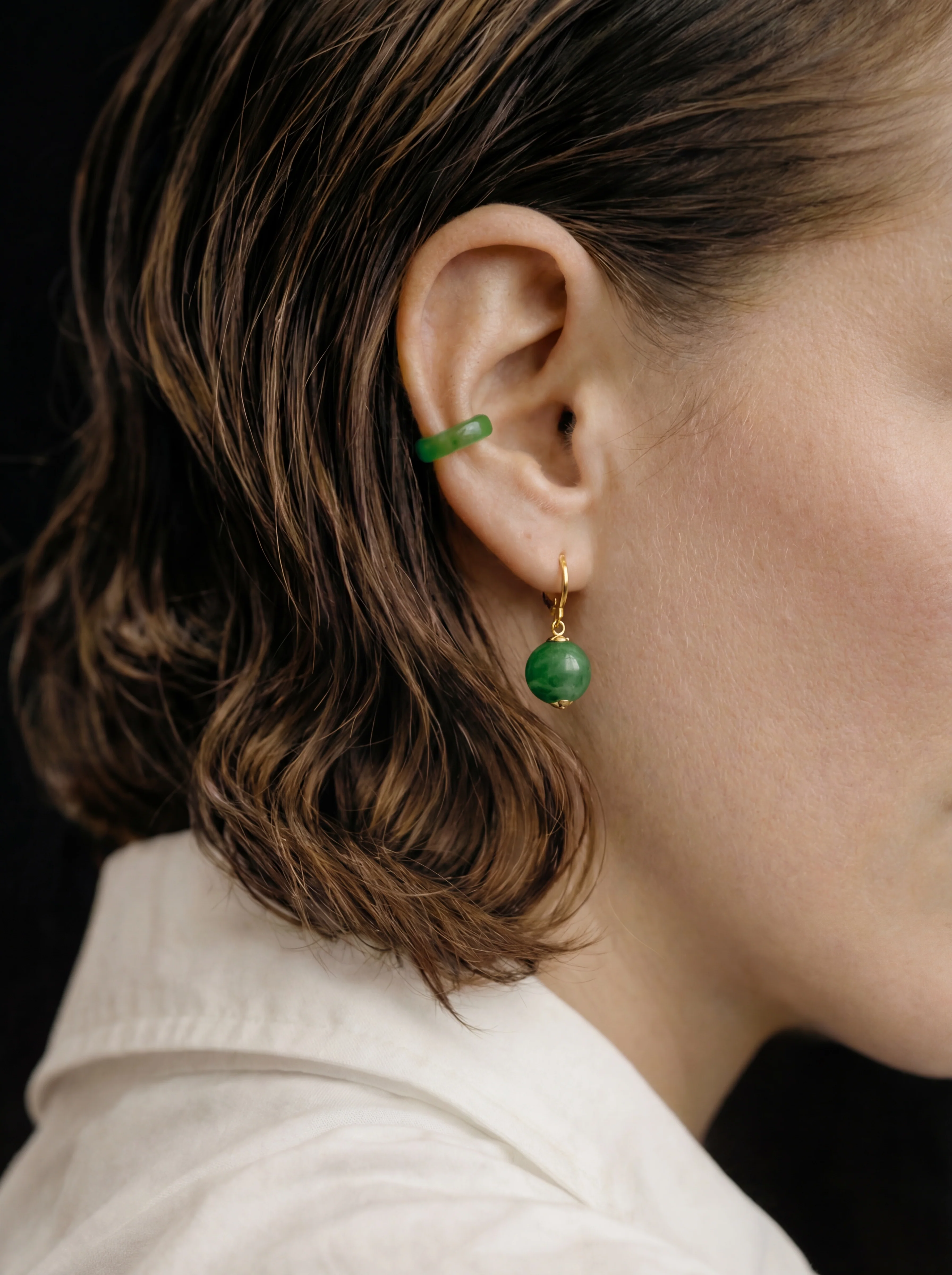 Nadene — Jade Drop Earrings