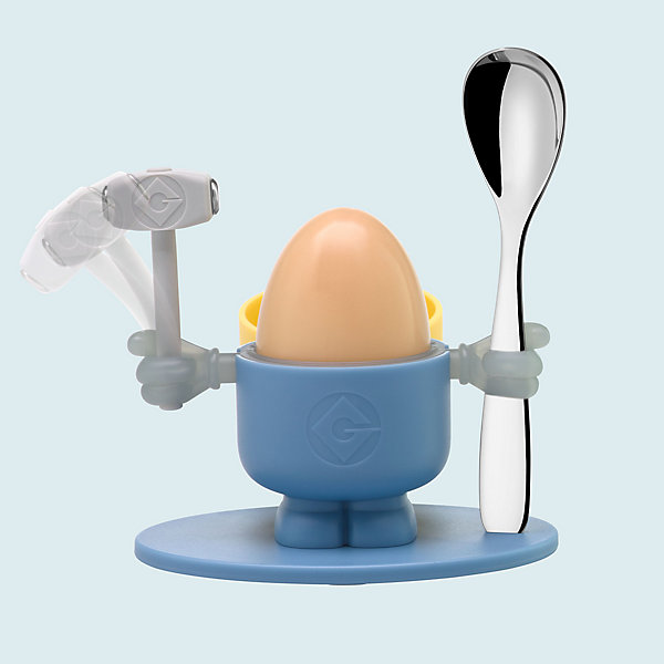 Coquetier Les minions avec cuillère