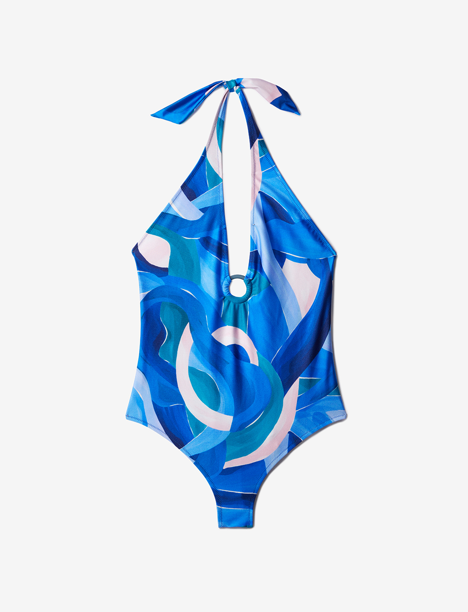 Maillot de bain une pièce tour de cou AZUR UNE PIECE NON PADDE