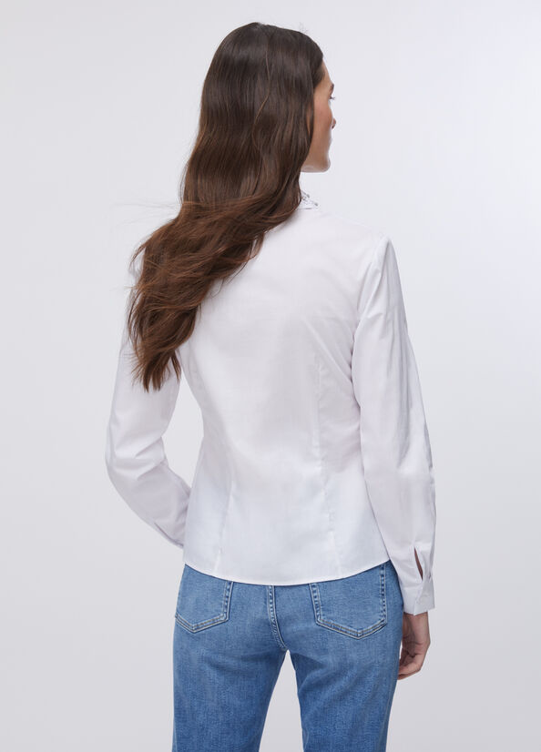 Camicia con ricami gioiello