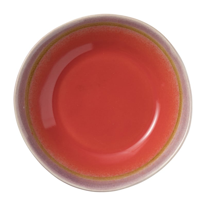 Diep bord Roots - rood/paars - &Oslash;20x5.4 cm